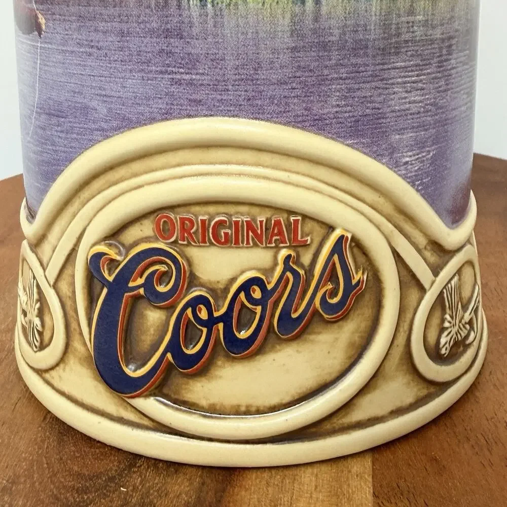 Coors 1996 Limited Edition Beer Stein Life in the Rocky Mountains 